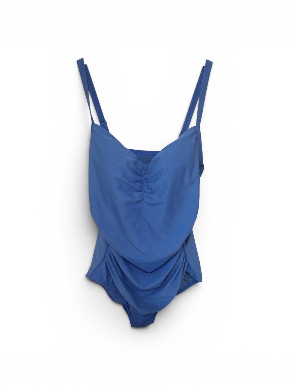 Lands' End New Blue Active One-piece Swimsuit L 14-16